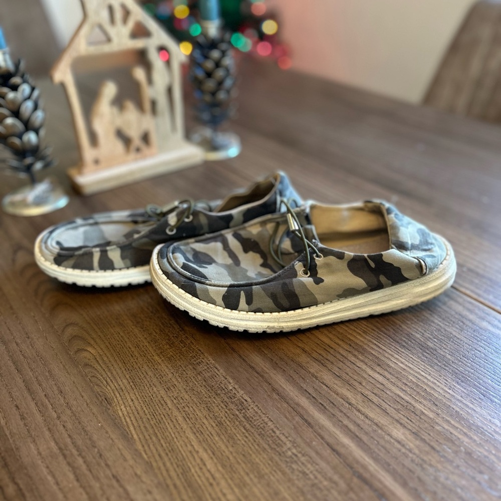 Hey Dude Camouflage Women's Sneakers